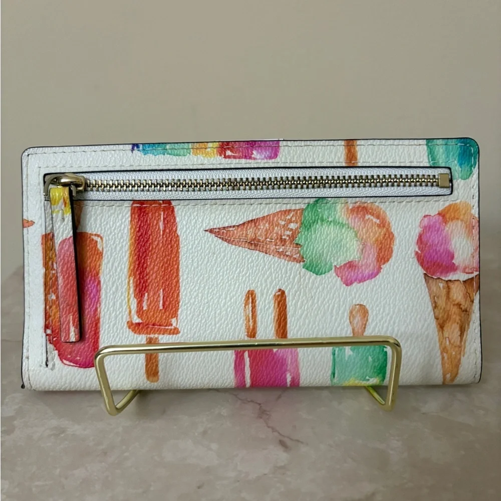 Kate Spade Ice Cream Bifold Wallet EUC